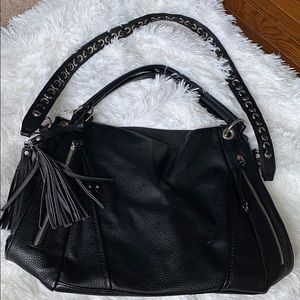 Black rivet purse